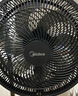 美的（Midea）【超级单品】七叶轻音立式电风扇家用柔风落地扇台式桌面小型风扇大风量节能摇头宿舍电扇 SAF30AB 实拍图