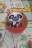 费雪（Fisher-Price）儿童玩具球 宝宝小皮球拍拍球22cm(红色 赠打气筒)六一儿童节礼物 实拍图