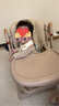 婧麒（JOYNCLEON）宝宝餐椅可折叠多功能宝宝摇摇椅便携式婴儿餐桌座椅儿童加厚方管 奶咖棕【摇篮款加厚方管】+护肩 实拍图