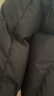 保姆鹅  【风墙】儿童羽绒服宝宝中长款护脸加厚外套保暖童装[NG2664] 炭黑 110 实拍图