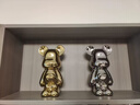 冰石美轻奢暴力熊摆件客厅高端创意网红酒柜电视柜展示柜装饰品搬家礼物 爱心熊3件套组合B 实拍图