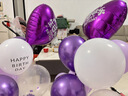 欧妮姿生日场景布置生日气球装饰布置男女孩儿童布置装饰氛围道具紫色 实拍图