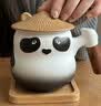 尚言坊熊猫文创茶杯茶水分离杯个人泡茶杯高档陶瓷伴手礼男生生日礼物 实拍图