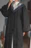 COSMICKISS学士服文科理科工科学位服毕业礼服大学生男女本科学士服粉领拍照 【灰领理科】学士服+学士帽 M (建议105-130斤) 实拍图
