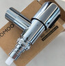 九牧（JOMOO）洗衣机角阀龙头水嘴不锈钢4分卡扣螺纹接口银色X74108-818/1C-1 实拍图