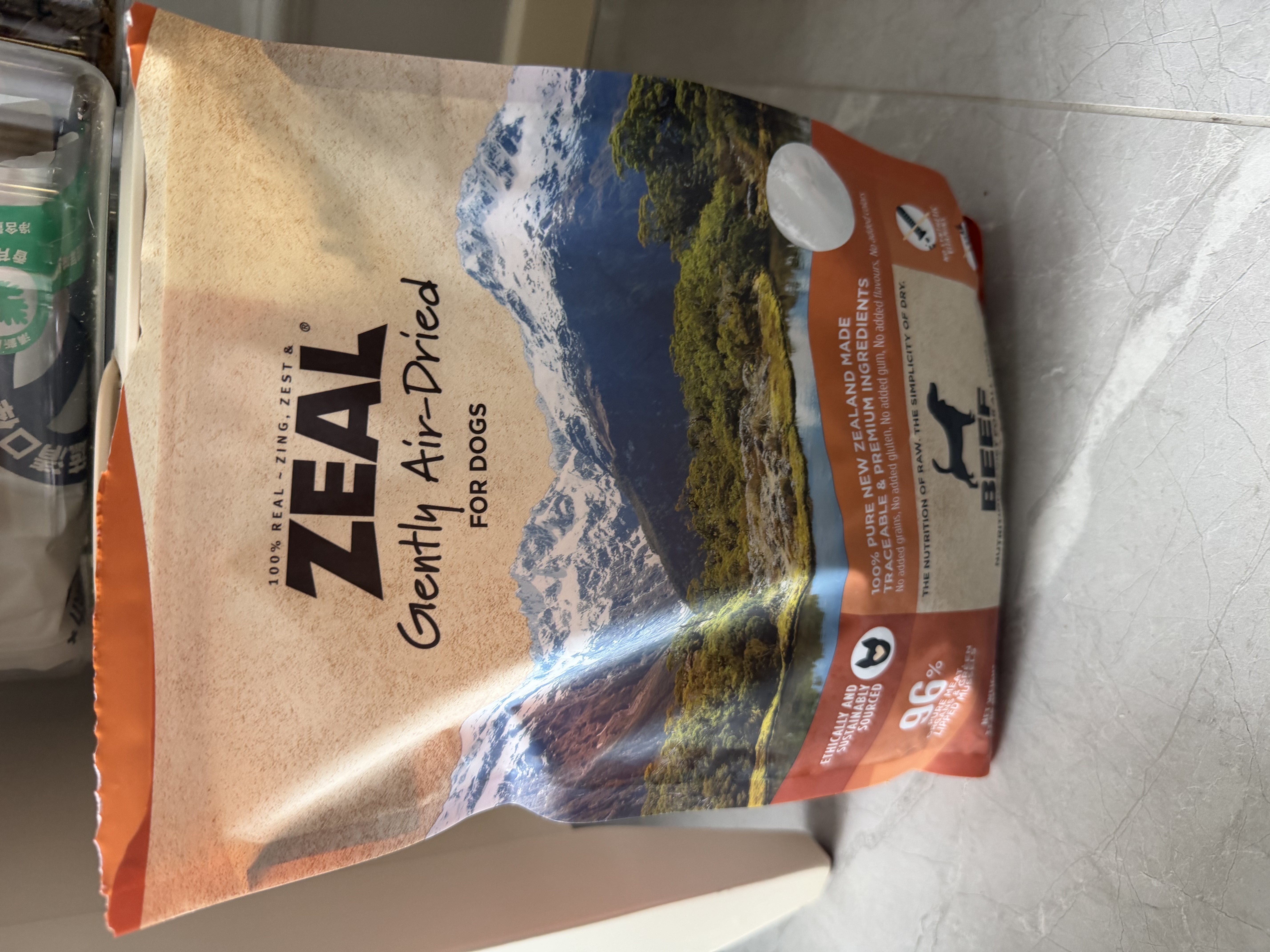 ZEAL风干狗粮牛肉口味960g袋装幼犬成犬中大型犬粮新西兰进口宠物食品 实拍图