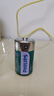 飞利浦（PHILIPS）碳性燃气灶电池 大号1号电池2粒适用热水器/煤气灶/手电筒/收音机/电子琴一号电池 R20 实拍图