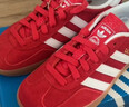 adidas「T头鞋」VL COURT复古休闲板鞋德训鞋男女阿迪达斯轻运动 汉玉白/黑色/树脂黄   35.5 实拍图