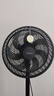 美的（Midea）【超级单品】七叶轻音立式电风扇家用柔风落地扇台式桌面小型风扇大风量节能摇头宿舍电扇 SAF30AB 实拍图