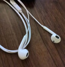 纽曼（Newmine）【金榜】NM-LK06 半入耳式线控有线耳机 手机耳机 音乐耳机 3.5mm接口 电脑笔记本手机适用 白色 实拍图