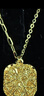 周六福爆闪方糖黄金项链足金吊坠生日礼物计价 约4.12g A0613172-40+5cm 实拍图