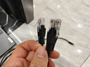 山泽六类屏蔽网线 5米千兆宽带连接线 CAT6类工程家用电脑网络线8芯双绞抗干扰成品跳线 黑色SF6050 实拍图