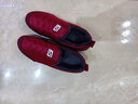 红青百年休闲鞋男冬款加绒棉鞋一脚蹬中老年软底防滑健步鞋男女旅游户外鞋 红色(女款) 39 实拍图