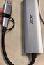 宏碁（acer）Type-C扩展坞转USB3.0分线器千兆网口分线器HUB集线器 笔记本电脑网线转接头RJ45转换器台式机拓展 实拍图