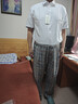 帝宾泽大码短袖衬衫男夏季纯色加肥加大胖子宽松正装商务通勤工装白衬衣 实拍图