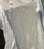 婧麒婴儿衣服夏季薄款新生宝宝提花连体衣长袖纯棉空调服爬服夏装单件 宇航员蓝 80cm 实拍图