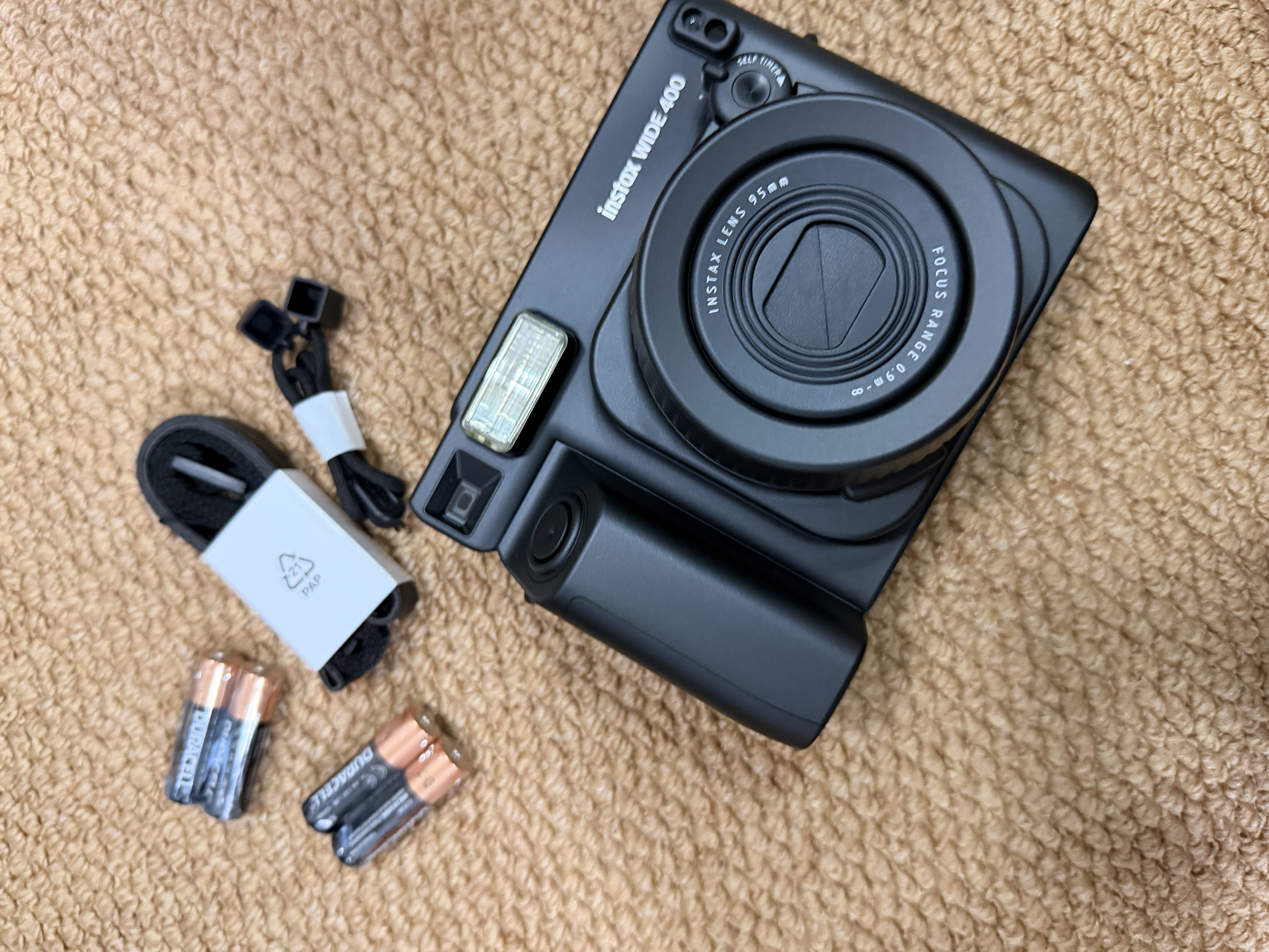 富士（FUJIFILM）instax拍立得wide400 一次成像复古相机wide300即拍即得相纸 送女生生日礼物奖品【刮刮乐抽相纸】 WIDE 400曜石黑【限量配色】 官方标配 实拍图