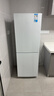 美的186升二门冰箱白色双系统租房小型家用电冰箱风冷两门小冰一级能效以旧换新MR-196W【国家补贴】 实拍图