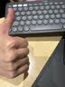 罗技（Logitech）时尚系列K390无线蓝牙键盘 超薄便携 K380升级版 黑色 79键 实拍图