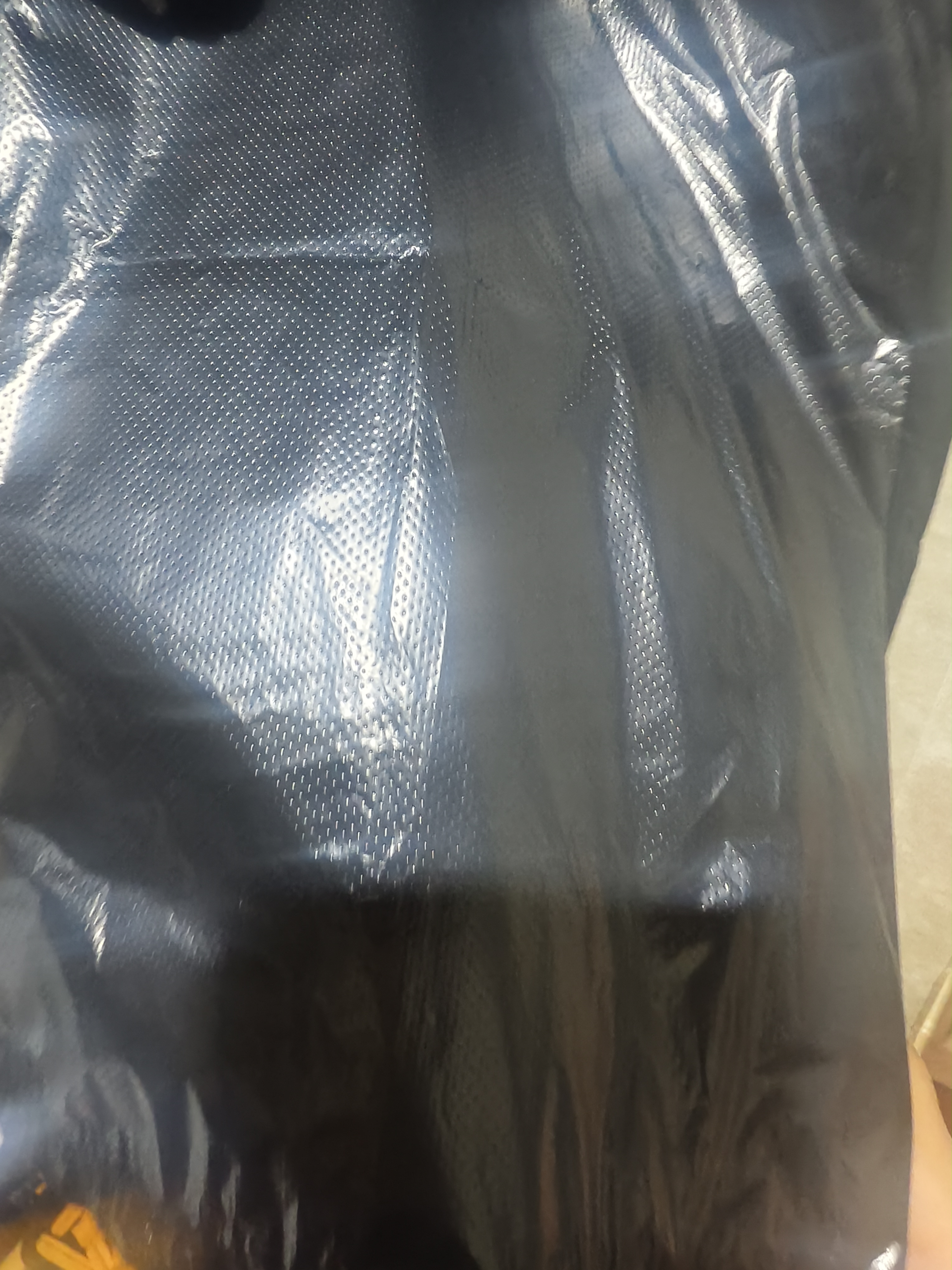 威佳黑色小垃圾袋小号100只20L物业商用手提垃圾袋背心式50*60cm 双面3丝 实拍图