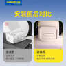 固特异（Goodyear）车载纸巾盒挂式硅胶汽车抽纸盒扶手箱座椅纸巾收纳盒配件黑色 实拍图