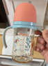 贝亲（Pigeon）PPSU双把手防胀气奶瓶240ml 丛林小兔 M号奶嘴 3月+ AA218 实拍图
