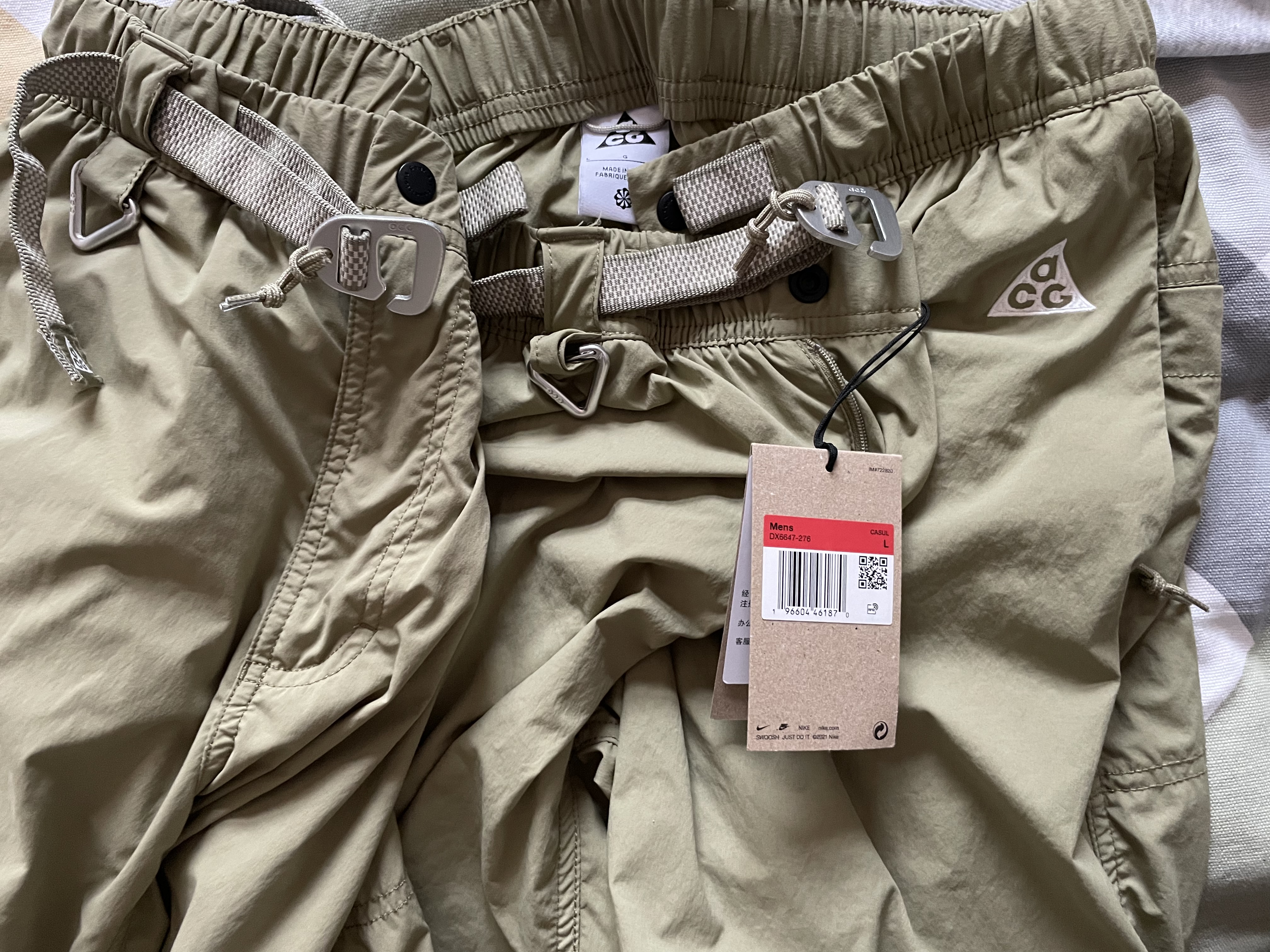 耐克 （NIKE）2025年男子AS M ACG TRL ZIPOFF PANT长裤 DX6647-276 L 实拍图