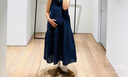 优衣库棉麻层叠连衣裙/无袖女装裙子26春夏新款482788 60 浅蓝色 2XL 实拍图