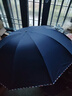 天堂伞 防晒晴雨伞三折 晴雨伞加大加固防晒晴雨两用经典商务 藏青 实拍图