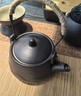 京东京造 茶具整套 功夫茶具陶瓷套装茶壶茶杯茶盘【黑陶提梁壶】 12件套  实拍图