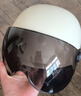 新日3C国标认证摩托电动车头盔男女四季通用骑行电瓶车半盔安全帽 卡其色【高清长镜】 3C新国标A类 实拍图