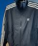 阿迪达斯（adidas）三叶草 明星同款男士夹克originals复古运动休闲时尚条纹宽松外套 KB2466 XS 实拍图