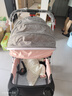 豪威 婴儿推车可坐可躺双向超轻便折叠伞车宝宝0-3岁手推车小孩儿童车 拼粉色+至尊款+一键折叠+全功能 实拍图