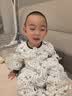 nest designs婴儿睡袋婴幼儿竹棉纱布宝宝睡袋用品分腿防踢被四季通用四层双层 初雪-四层（建议室温24-26℃） 100码(建议身高90-100cm)年龄2-3岁 实拍图