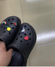 CROCS卡骆驰檀健次同款复古小鲸鱼洞洞鞋女鞋花园鞋|206302 黑色-001(含智必星) 尺码偏小，选大一码 35 (220mm) 实拍图