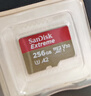 闪迪（SanDisk）256GB TF(MicroSD)内存卡4K极速金卡 A2 V30 U3 兼容大疆Pocket 4/Action 6运动相机 无人机存储卡 实拍图