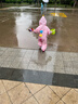 牧萌儿童雨衣男童连体套装防水全身幼儿园女孩小童 樱花独角兽 M 实拍图