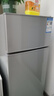 新飞冰箱小型租房用 一级能效冷 藏冷冻两用1-2人家用小冰箱 出租房双门电冰箱办公室两门 26年升级 86A一级能效【高性价比】银 实拍图