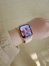 Apple/苹果 Watch S11 智能手表GPS款42毫米玫瑰金色铝金属表壳淡桃粉色运动型表带S/M MEUN4CH/B 实拍图