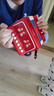 NEW CLASSIC TOYS儿童手风琴初学乐器玩具 早教音乐启蒙玩具可弹奏男女孩生日礼物 红色 7键2贝斯【3岁以上】 荷兰品牌 3-6岁益智玩具 儿童节日礼物 实拍图
