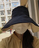 needsuvcut日本needs uvcut防晒帽防紫外线遮阳帽百搭户外帽子修饰脸型 【大檐帽】经典黑&浅米色 实拍图