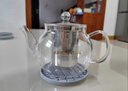 金灶（KAMJOVE） 600ML茶壶 耐热玻璃茶壶不锈钢过滤内胆泡茶壶 花茶壶煮茶壶A-07 实拍图
