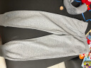 班尼路休闲裤男春秋款宽松休闲大码男士束脚裤运动显瘦青少年学生长裤子 【重磅棉】-灰#纯色 L 【舒适重磅面料】 实拍图