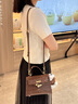 纪诗哲女包2026新款包包单肩包手提斜挎包生日七夕情人节礼物送女友老婆 棕色【赠小狗挂饰】【品牌礼盒装】 时尚百搭小众洋气女士包实用走心高级感纪念日节日礼物 实拍图
