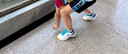 尤尼克斯（YONEX）羽毛球鞋yy入门级训练减震动力垫男女SHB101CR白/蓝 37.5 实拍图