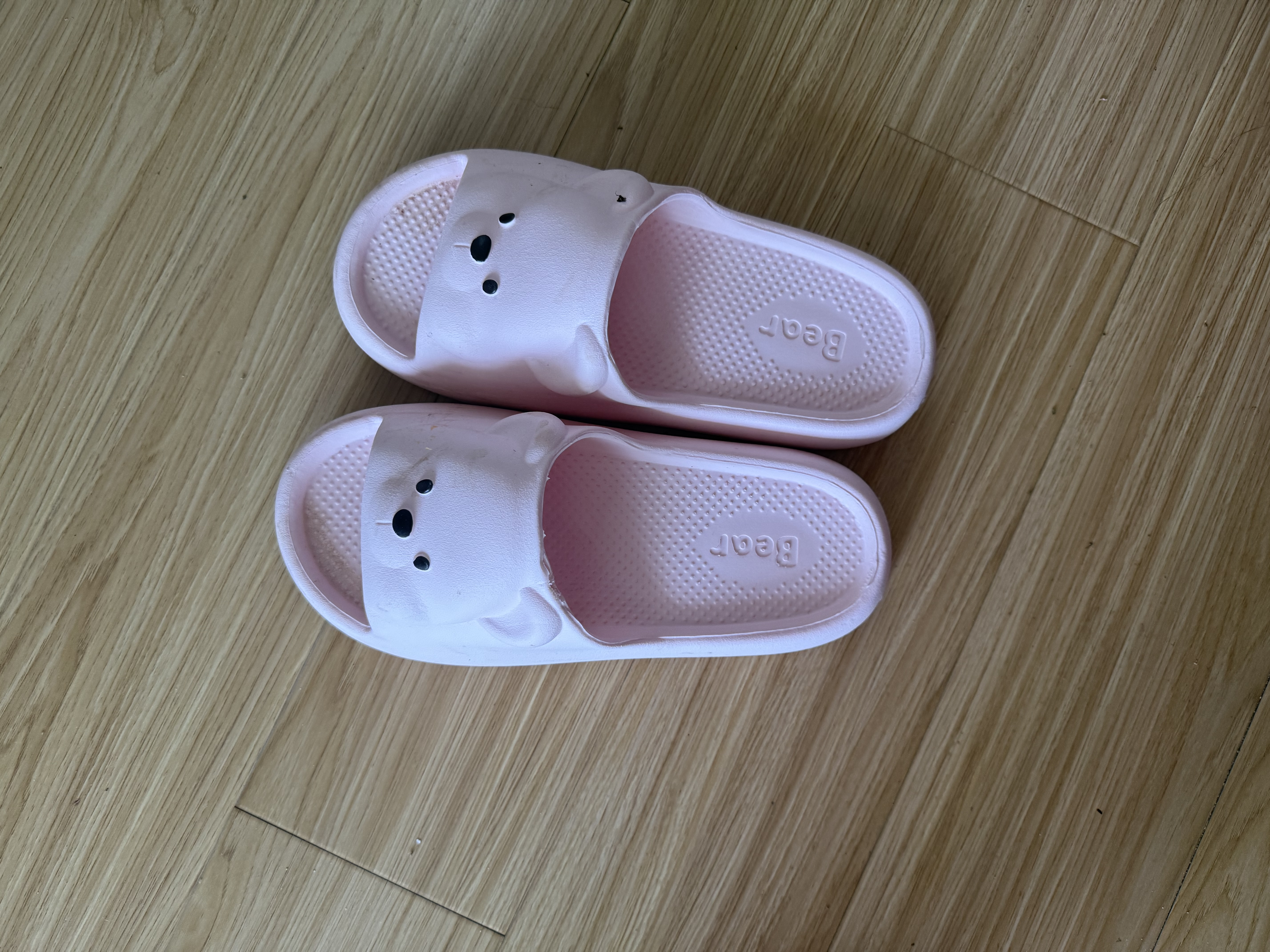 她享凉拖鞋卡通亲子款室内浴室洗澡踩屎感拖鞋 TG330 粉色 38/39 实拍图
