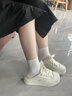 回力半拖鞋女2026新款夏季包头外穿小香风一脚蹬懒人休闲厚底帆布鞋女 粉色【半托】 36 实拍图