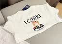 FILA【易烊千玺同款】猫咪T恤丨卡通刺绣短袖26夏季情侣同款T上衣 云菇白-WT XL 180/100A/XL 实拍图