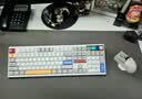 TickType塔塔次方机械键盘DP104三模2.4G蓝牙HiFi成品办公学生游戏铝坨坨无畏契约三角洲 PP静轴像素白 实拍图