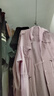 秉优衣架 不锈钢实心晾晒衣服架 加大加粗家用衣挂晒衣架45cm宽10个装 实拍图